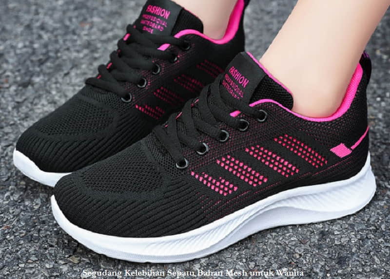 Segudang Kelebihan Sepatu Bahan Mesh untuk Wanita