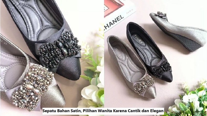 Sepatu Bahan Satin